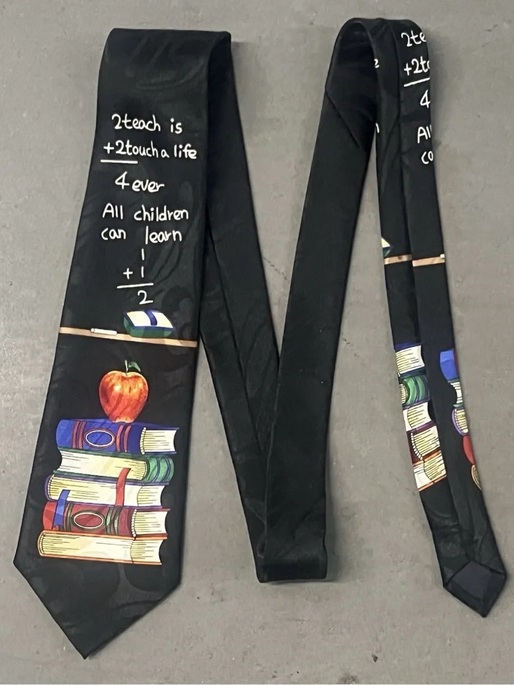 Steve Harris Handmade “Back to School” Mens Tie - NWOT
